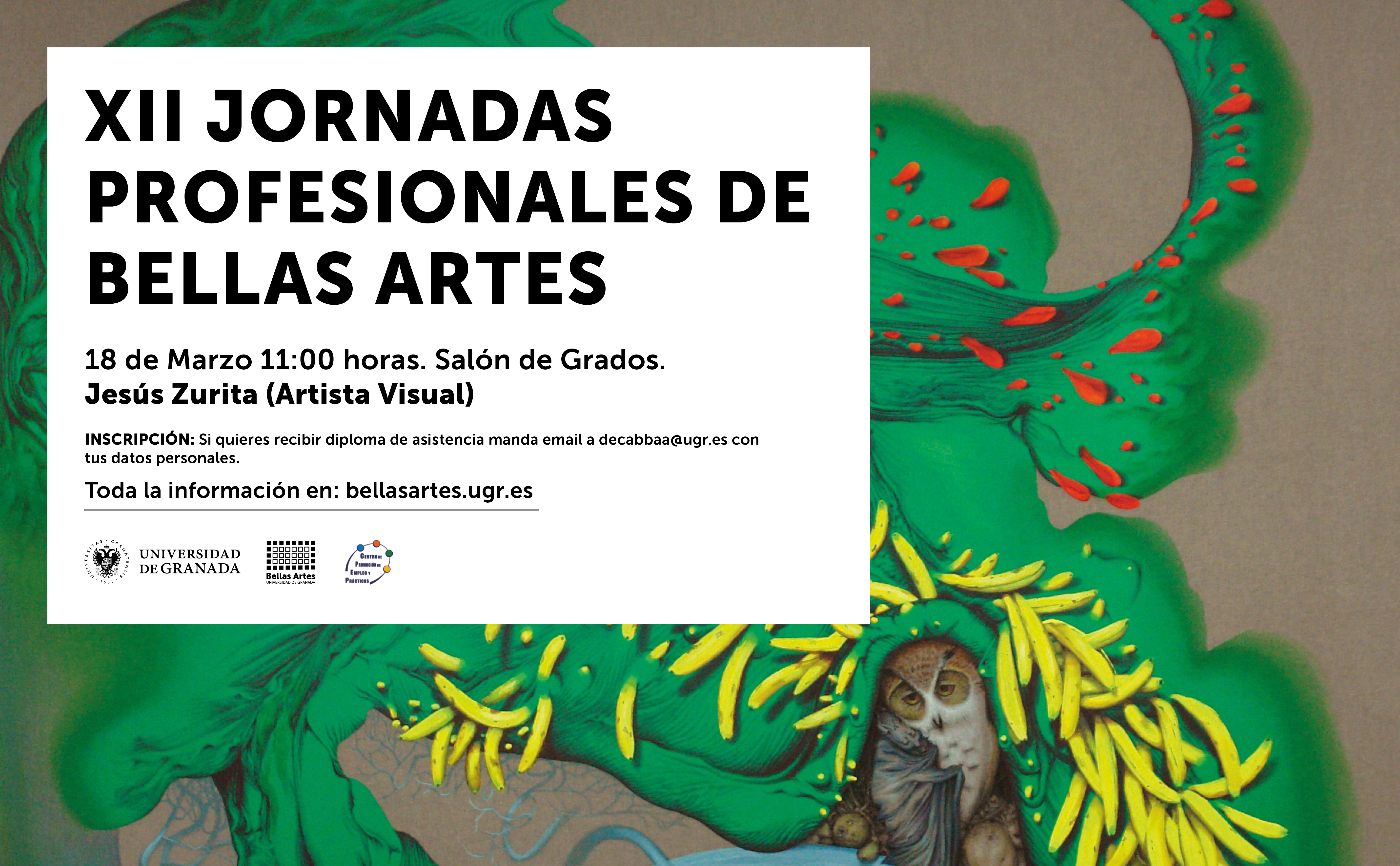 Imagen de portada de Conferencia Jesús Zurita (XII Jornadas profesionales de  Bellas Artes)