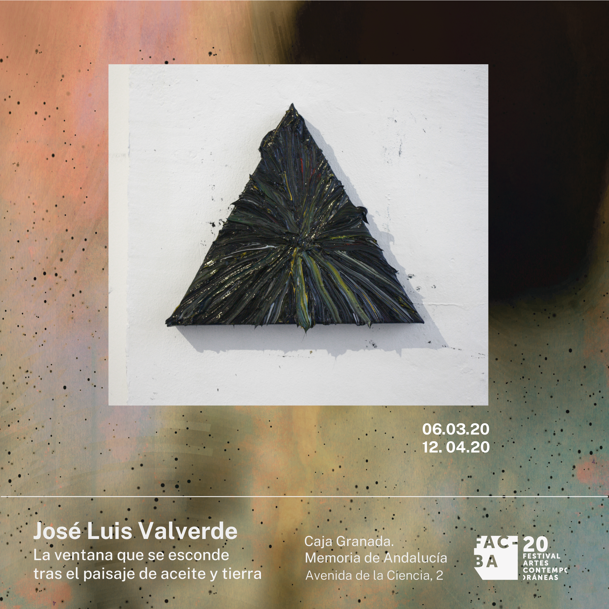 Imagen de portada de Exposición »La ventana que se esconde tras el paisaje de aceite y tierra» de José Luis Valverde
