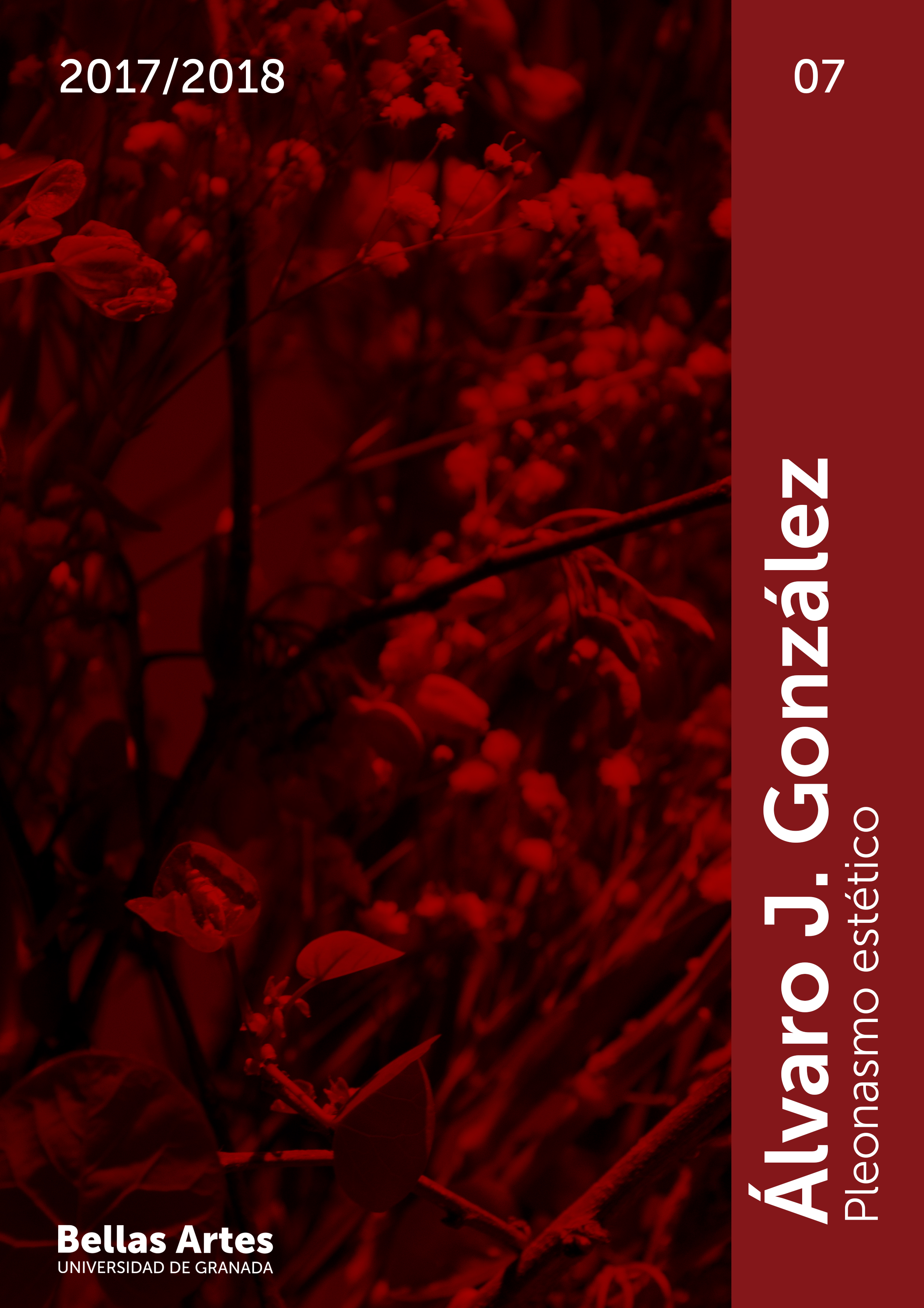 Imagen de portada de «PLEONASMO ESTÉTICO» DE ÁLVARO J. GONZÁLEZ
