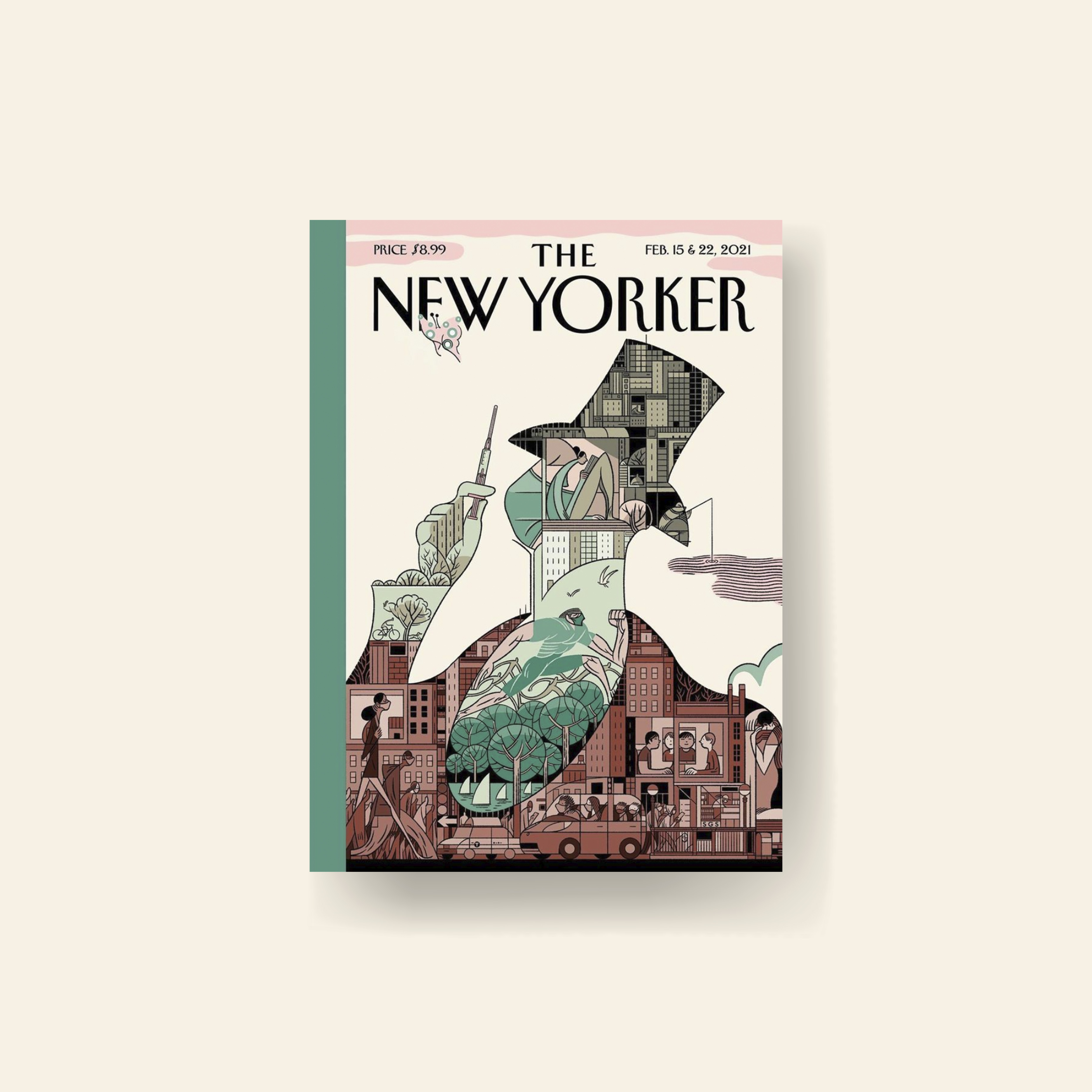 Imagen de portada de Sergio Garcia publica por primera vez en la portada The New Yorker con “Eustace Tilley at Ninety-six”