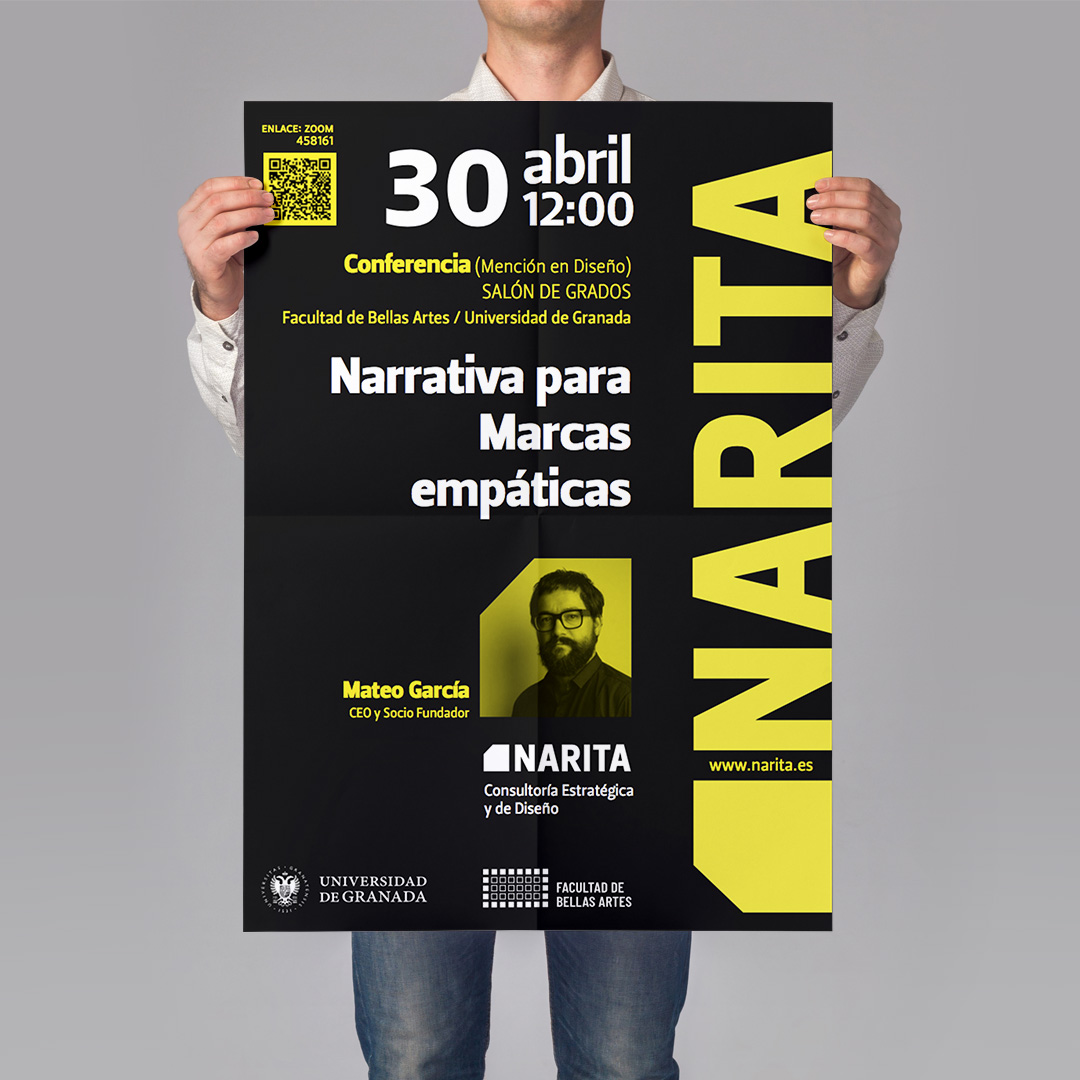 Imagen de portada de Conferencia. Mateo García. Narrativa para marcas empáticas
