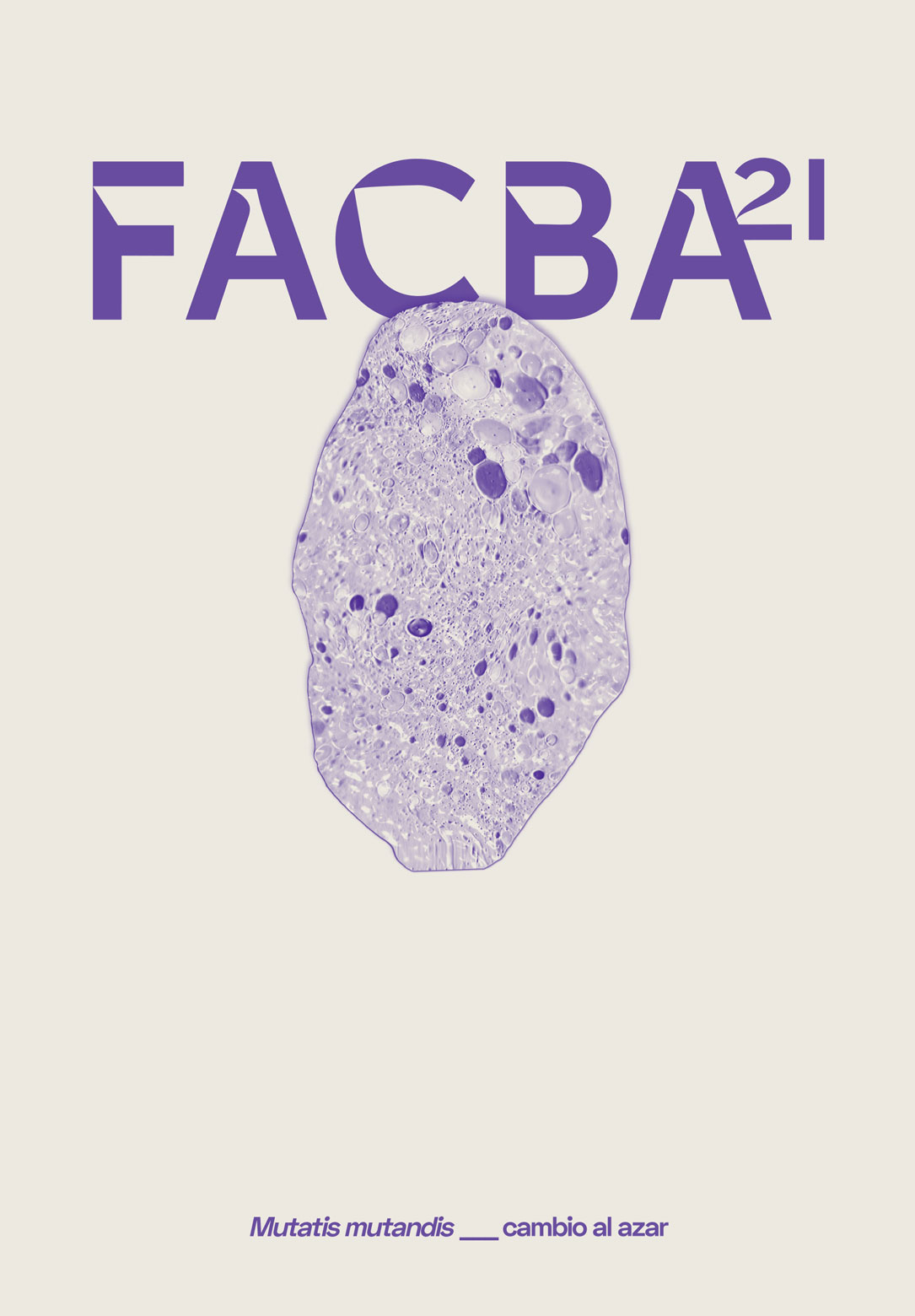 Imagen de portada de Catálogo FACBA 21. Mutatis mutandis; cambio al azar