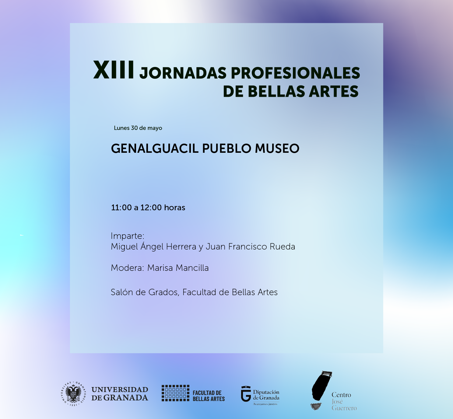 Imagen de portada de Genalguacil Pueblo Museo. JORNADAS PROFESIONALES DE BELLAS ARTES 2022.