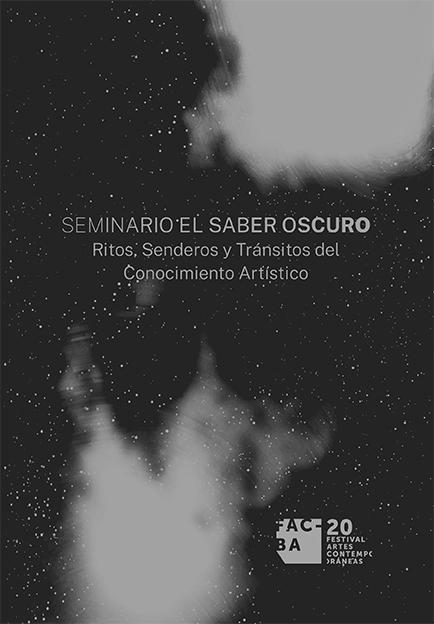 Imagen de portada de SEMINARIO EL SABER OSCURO. FACBA 20